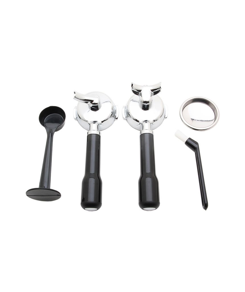 Siebträger Quickmill E61-900 und 4100 Pippa 4005 Serie 2er Auslauf (Plastikgriff)